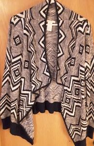 Miami Open Knit Cardigan Sweater. Size Medium